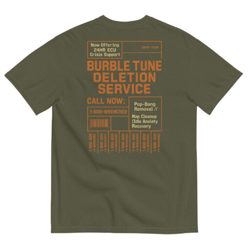 BURBLE TUNE DELETION TEE